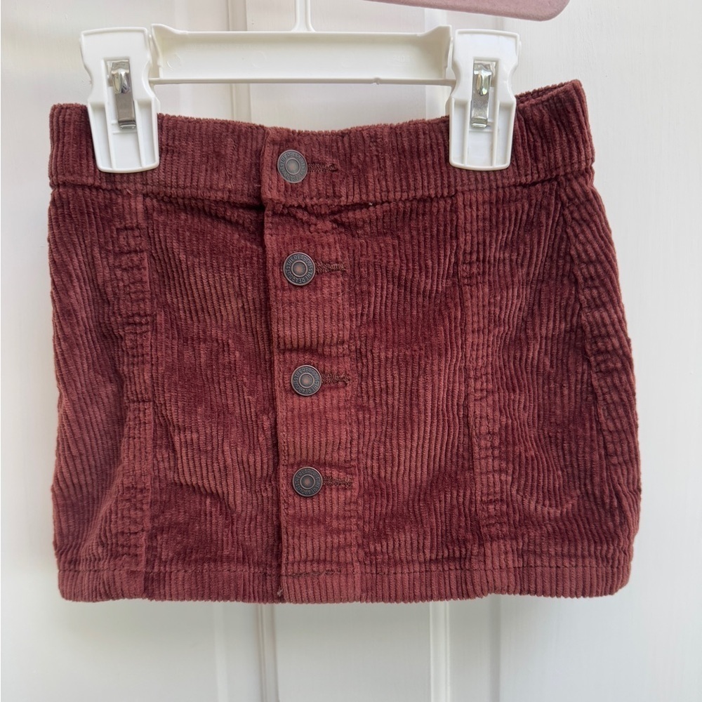 NWOT Thereabouts 3T Girls Corduroy Button Skirt